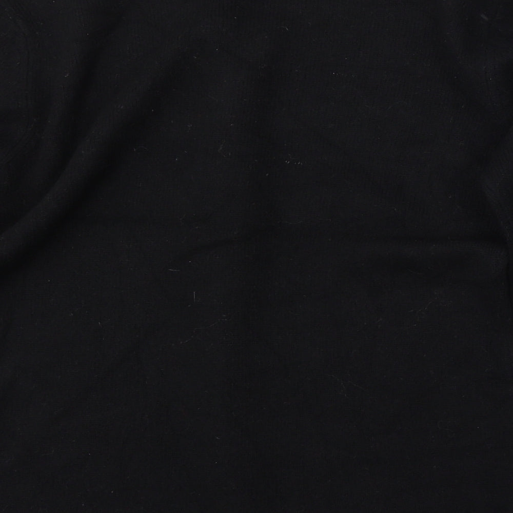 Womens UK Size L Image Black Cardigan Jumper