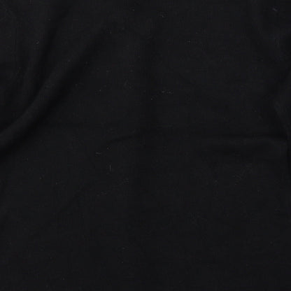 Womens UK Size L Image Black Cardigan Jumper