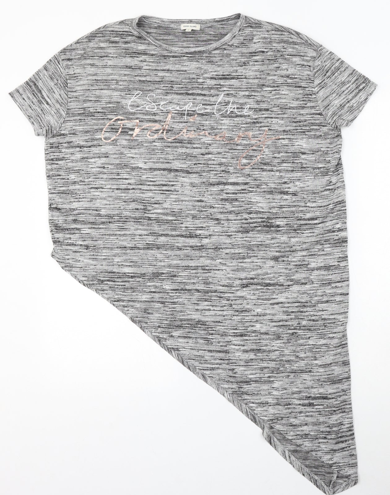 Womens UK Size 6 River Island Grey Pullover Jumper