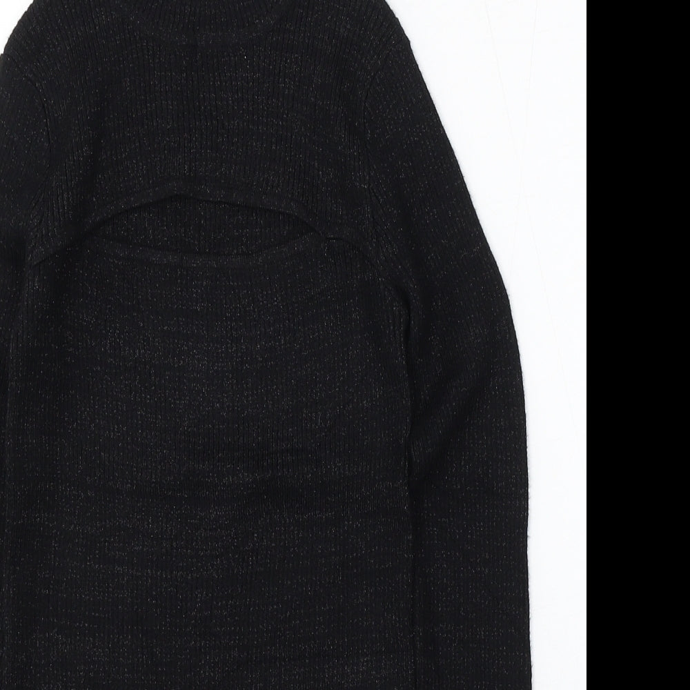 Womens UK Size M TALLY WEiJL Black Pullover Jumper