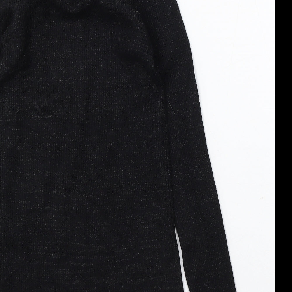 Womens UK Size M TALLY WEiJL Black Pullover Jumper