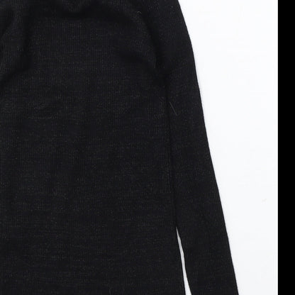 Womens UK Size M TALLY WEiJL Black Pullover Jumper