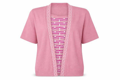 Womens UK Size L Pure & natural Pink Pullover Jumper