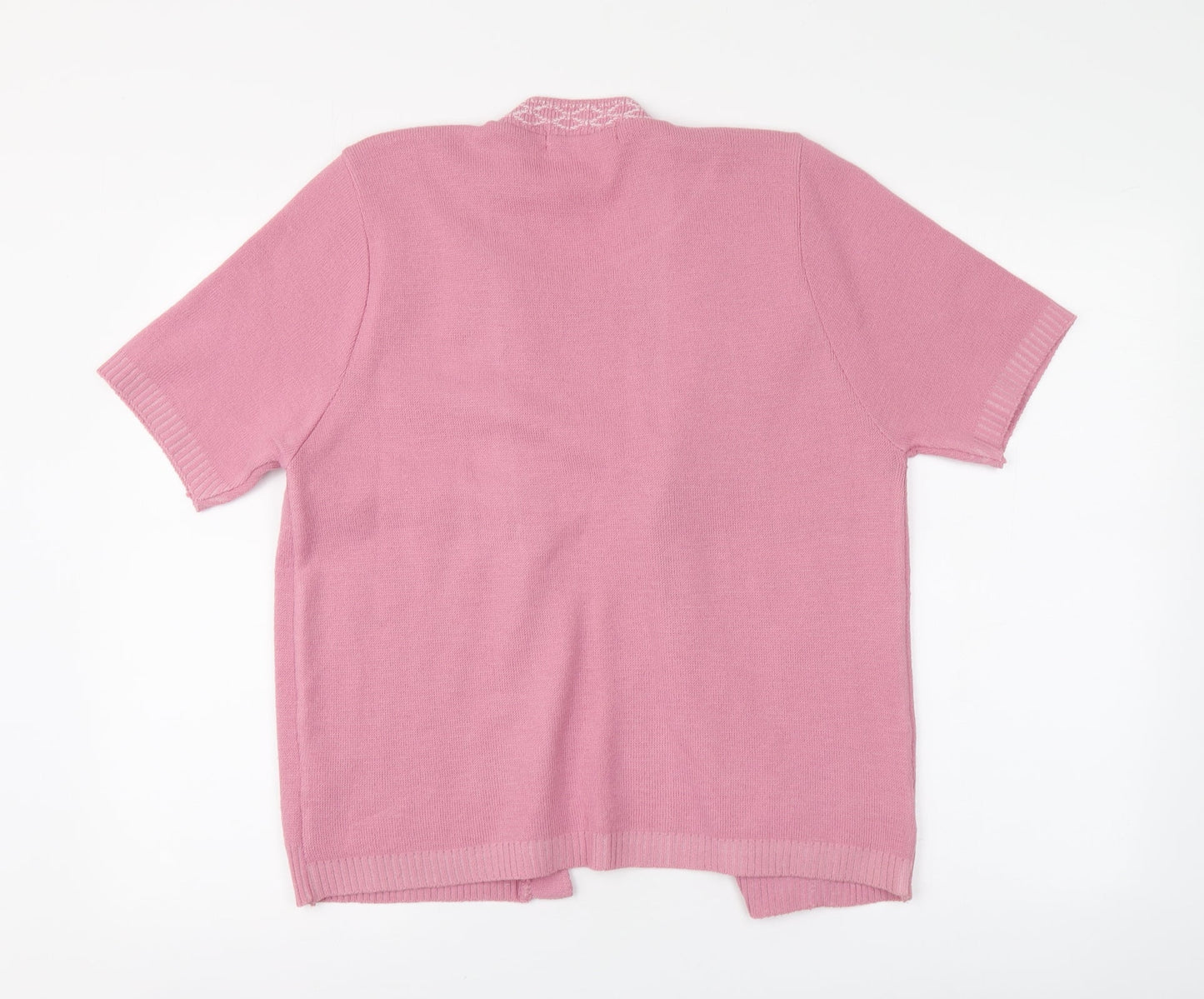Womens UK Size L Pure & natural Pink Pullover Jumper