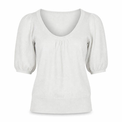Womens UK Size 8 Oasis Silver Pullover Jumper