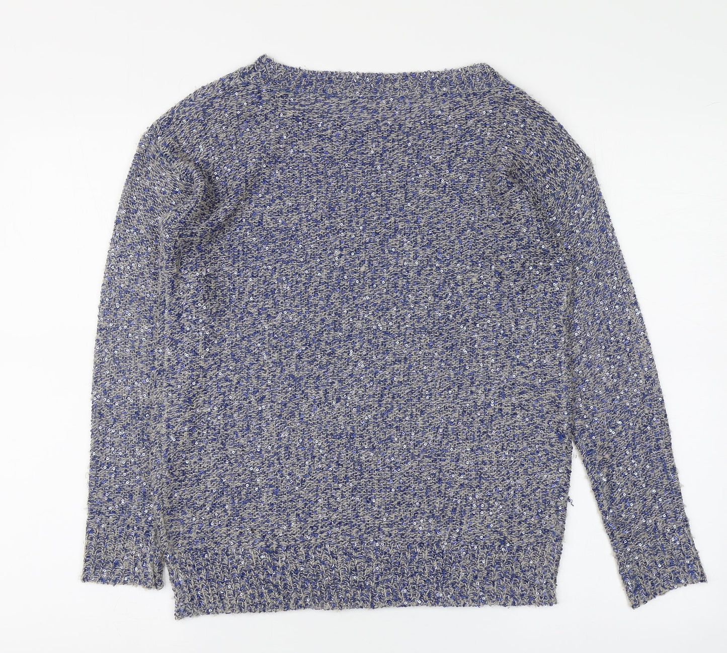 Womens UK Size S Monsoon Blue Pullover Jumper