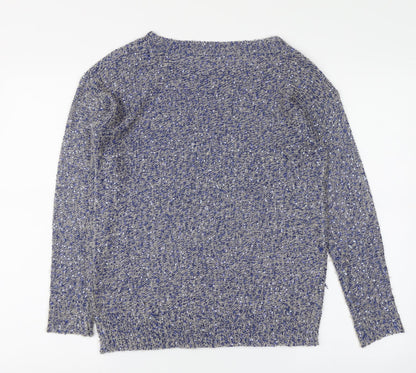 Womens UK Size S Monsoon Blue Pullover Jumper