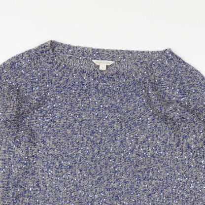 Womens UK Size S Monsoon Blue Pullover Jumper
