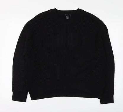 Womens UK Size M New Look Black Pullover Jumper