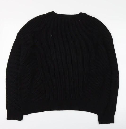 Womens UK Size M New Look Black Pullover Jumper