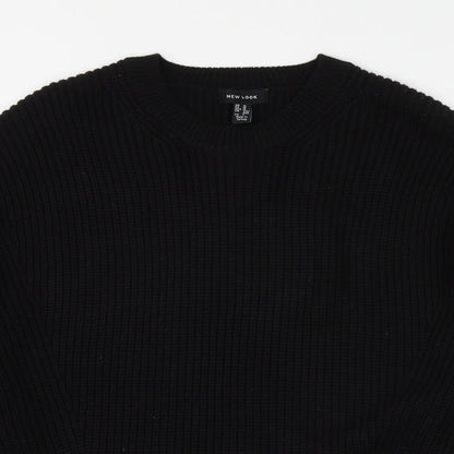 Womens UK Size M New Look Black Pullover Jumper
