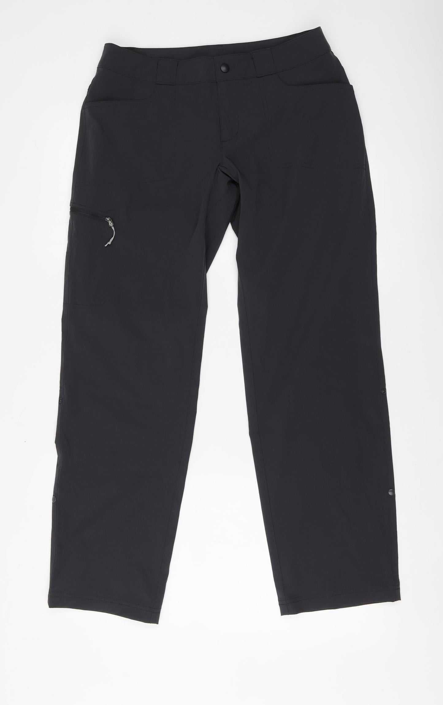 EMS Womens Green Nylon Trousers Size 6 L29 in Regular