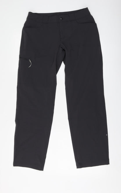 EMS Womens Green Nylon Trousers Size 6 L29 in Regular