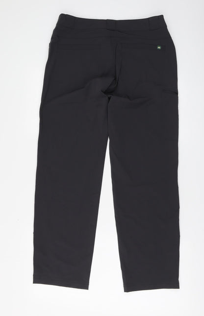 EMS Womens Green Nylon Trousers Size 6 L29 in Regular