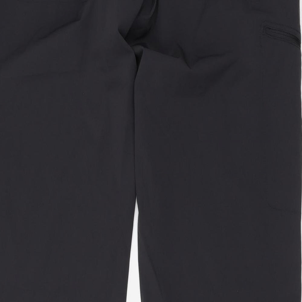 EMS Womens Green Nylon Trousers Size 6 L29 in Regular