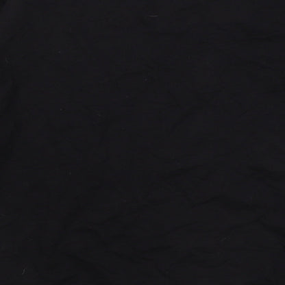 Select Womens Black Geometric Cotton Pullover Sweatshirt Size S