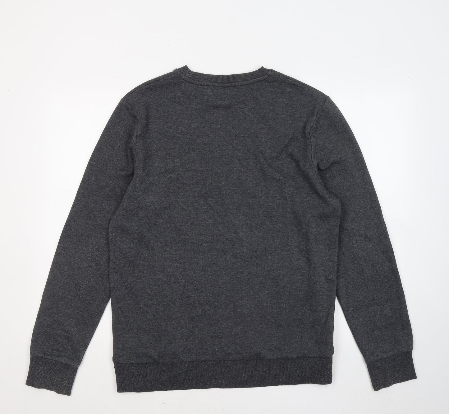 Mens UK Size M F&F Grey Pullover Sweatshirt