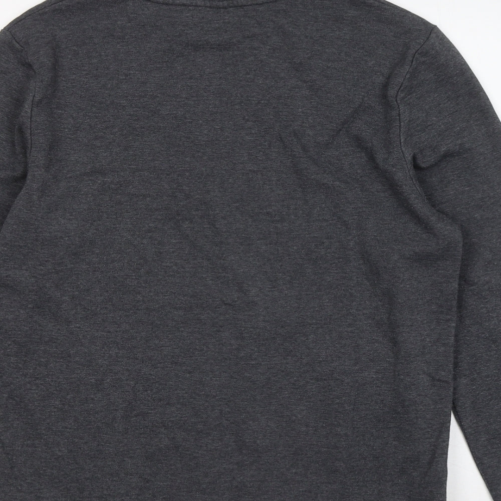 Mens UK Size M F&F Grey Pullover Sweatshirt