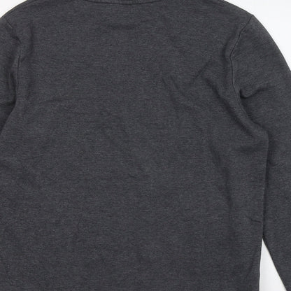 Mens UK Size M F&F Grey Pullover Sweatshirt