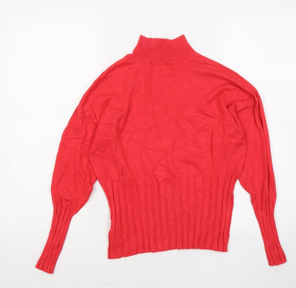 Womens UK Size 14 Marks and Spencer Red Pullover Jumper