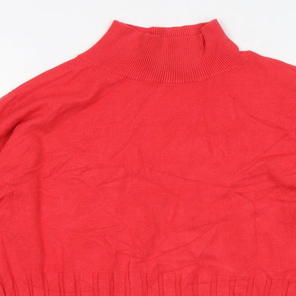 Womens UK Size 14 Marks and Spencer Red Pullover Jumper