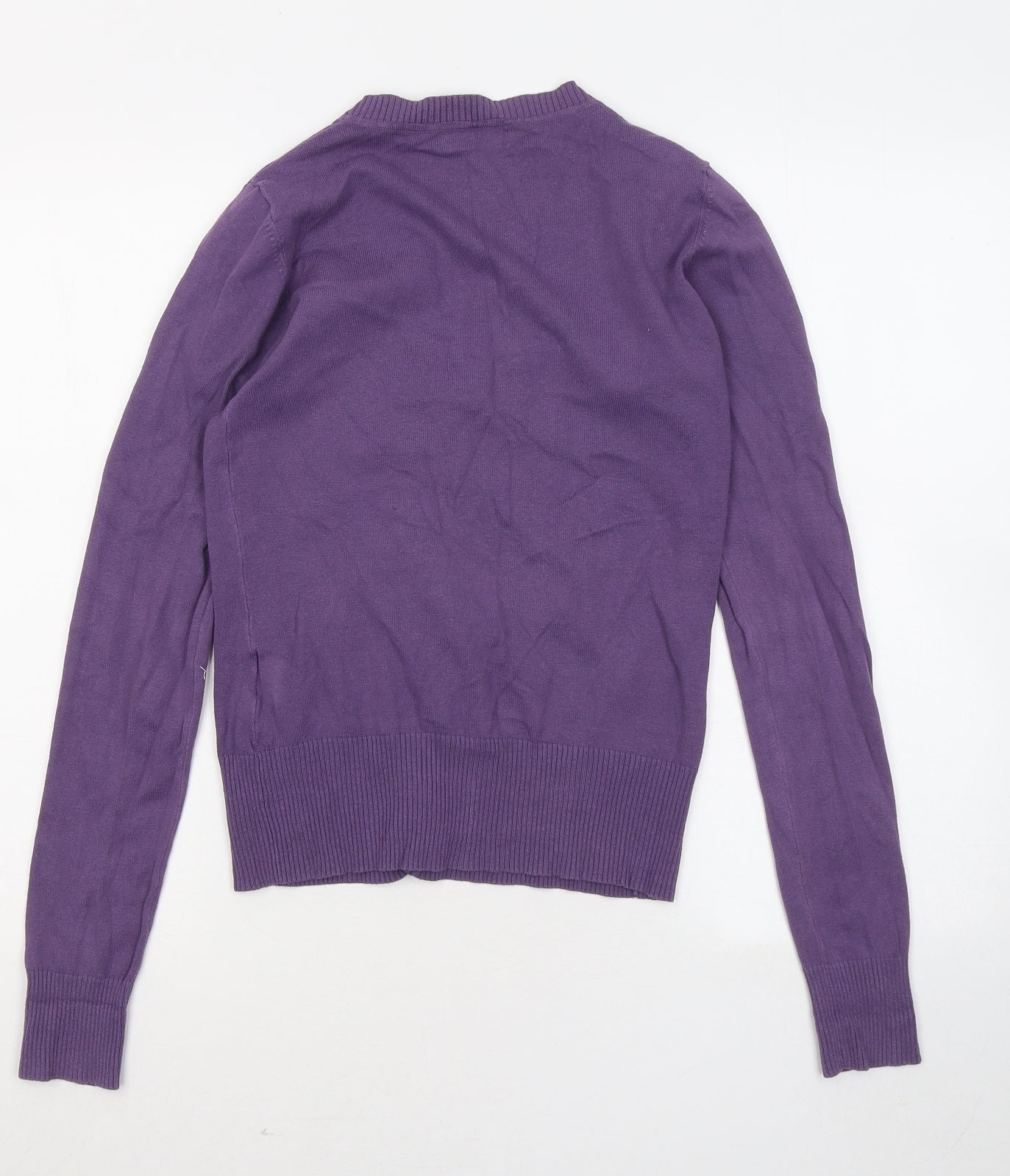 Womens UK Size S Only Purple Cardigan Jumper