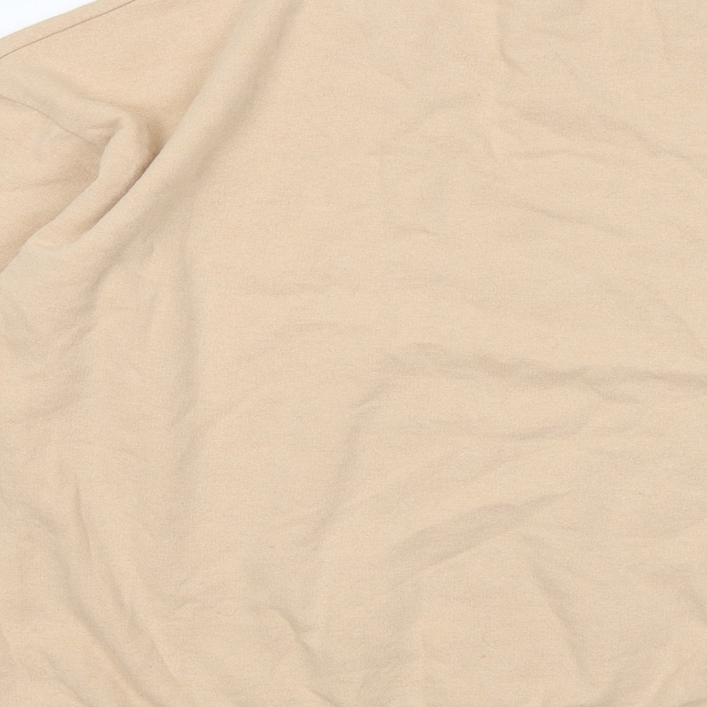 I SAW IT FIRST Womens Beige Cotton Pullover Sweatshirt Size M - Love