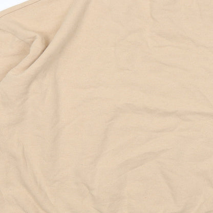 I SAW IT FIRST Womens Beige Cotton Pullover Sweatshirt Size M - Love