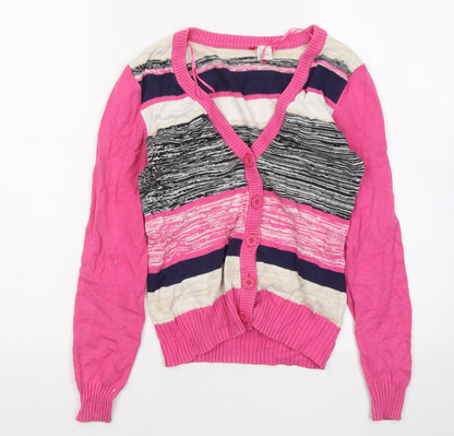 Womens UK Size 4 Divided by H&M Multicoloured Cardigan Jumper