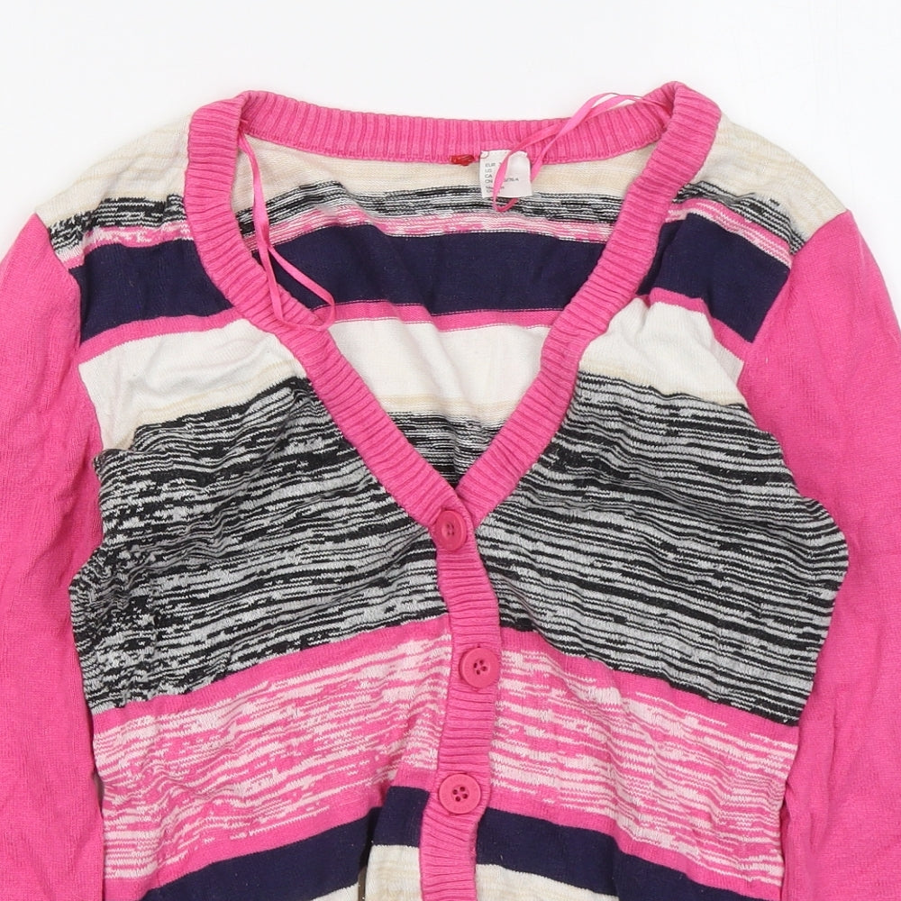 Womens UK Size 4 Divided by H&M Multicoloured Cardigan Jumper