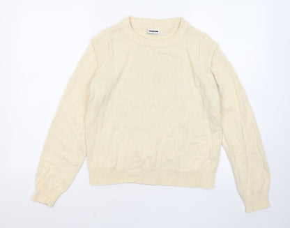 Womens UK Size M Noisy may Yellow Pullover Jumper