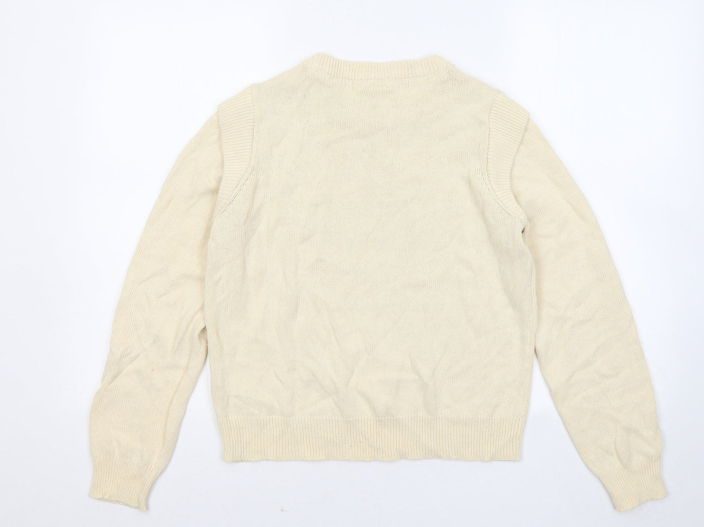 Womens UK Size M Noisy may Yellow Pullover Jumper