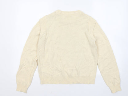 Womens UK Size M Noisy may Yellow Pullover Jumper