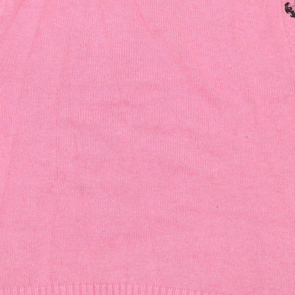 Womens UK Size 10 Marks and Spencer Pink Pullover Jumper