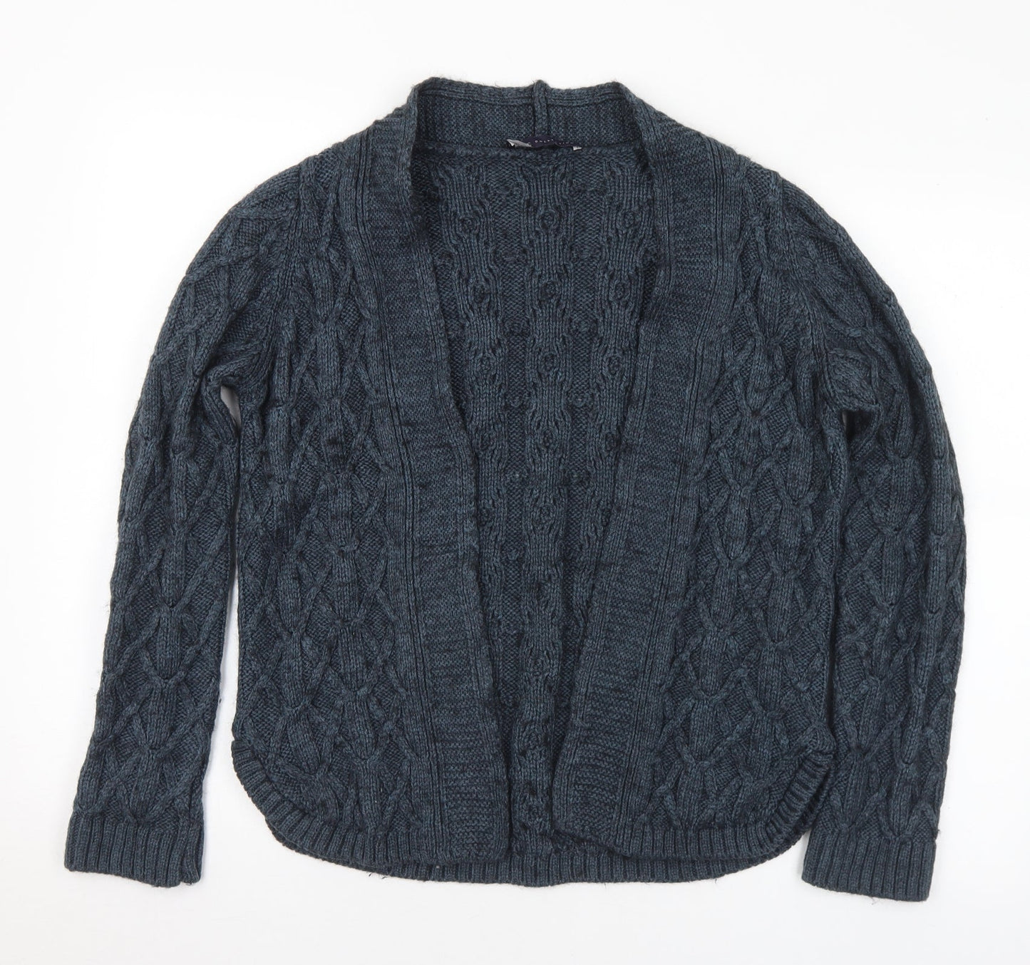 Womens UK Size 8 Marks and Spencer Blue Cardigan Jumper
