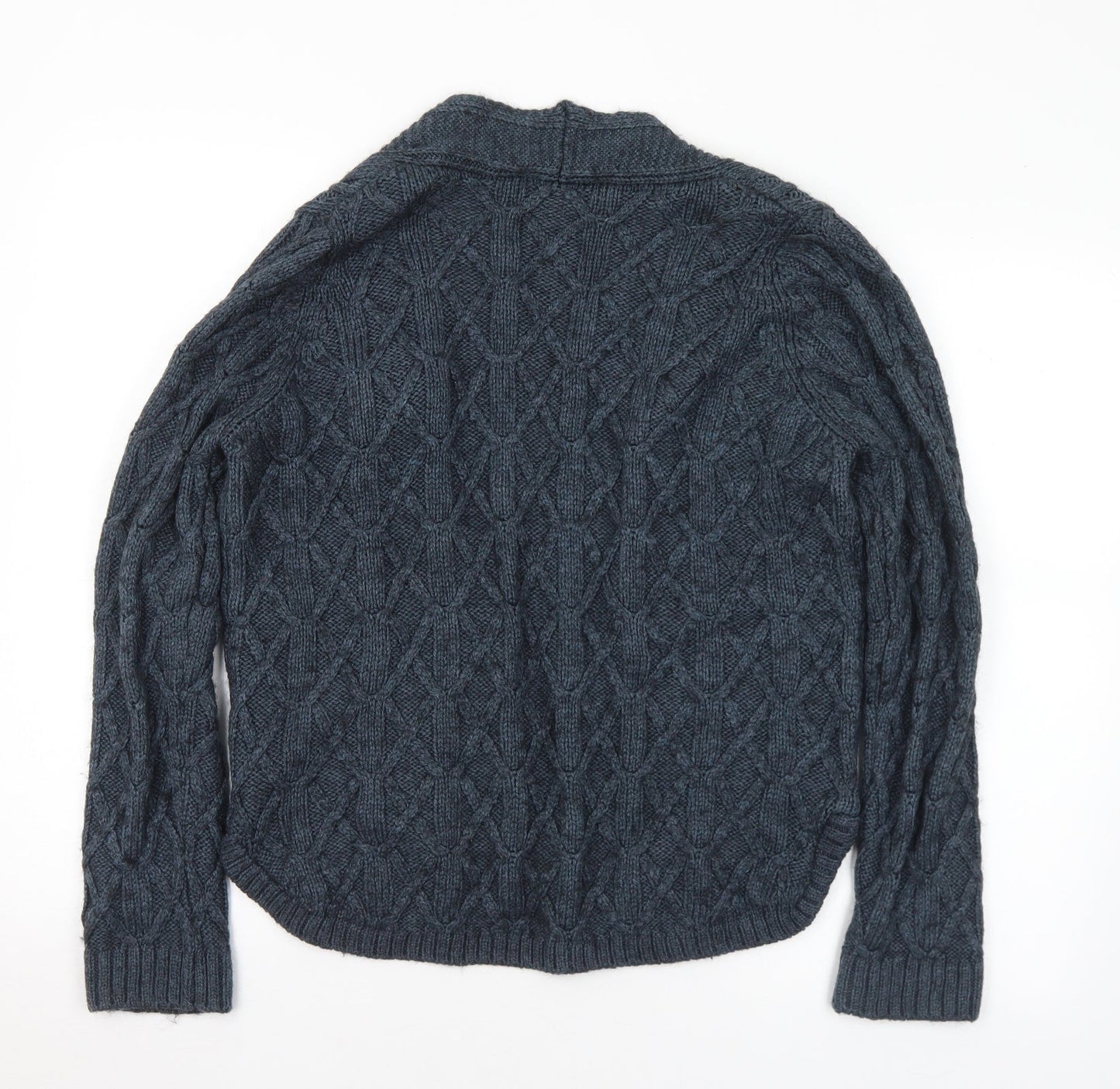Womens UK Size 8 Marks and Spencer Blue Cardigan Jumper