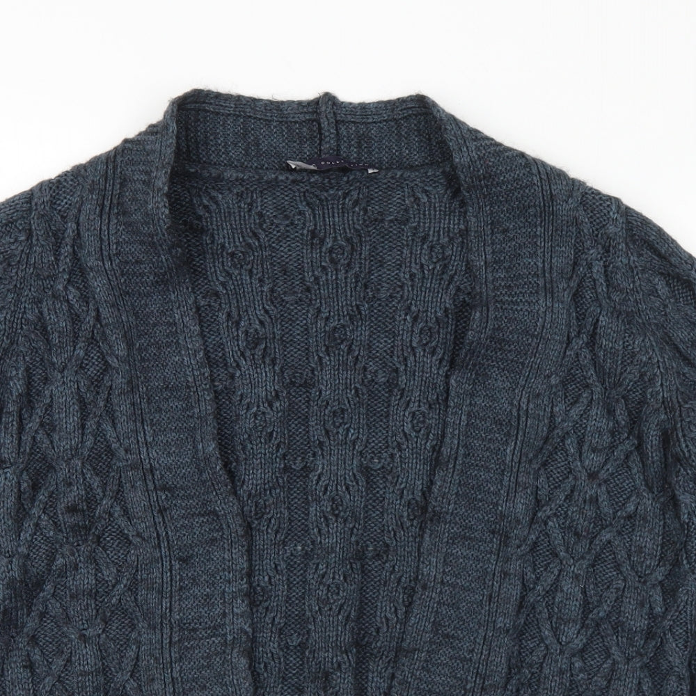 Womens UK Size 8 Marks and Spencer Blue Cardigan Jumper