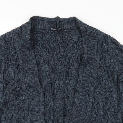 Womens UK Size 8 Marks and Spencer Blue Cardigan Jumper