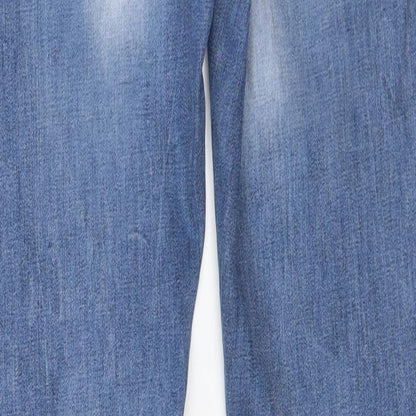 Mens UK Size 30 in Topshop Regular Fit Skinny Blue Jeans
