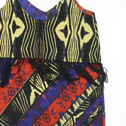 Womens UK Size M River Island Multicoloured Camisole Blouse