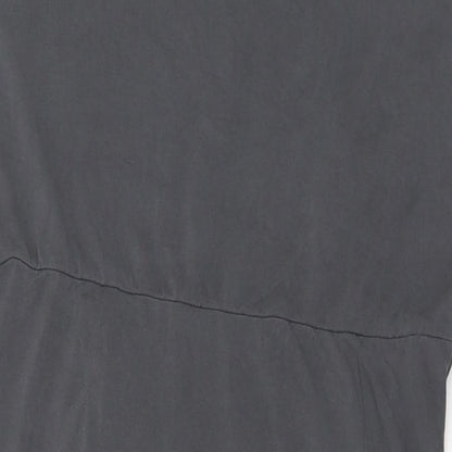 H&M Womens Grey Modal Slip Dress Size L V-Neck