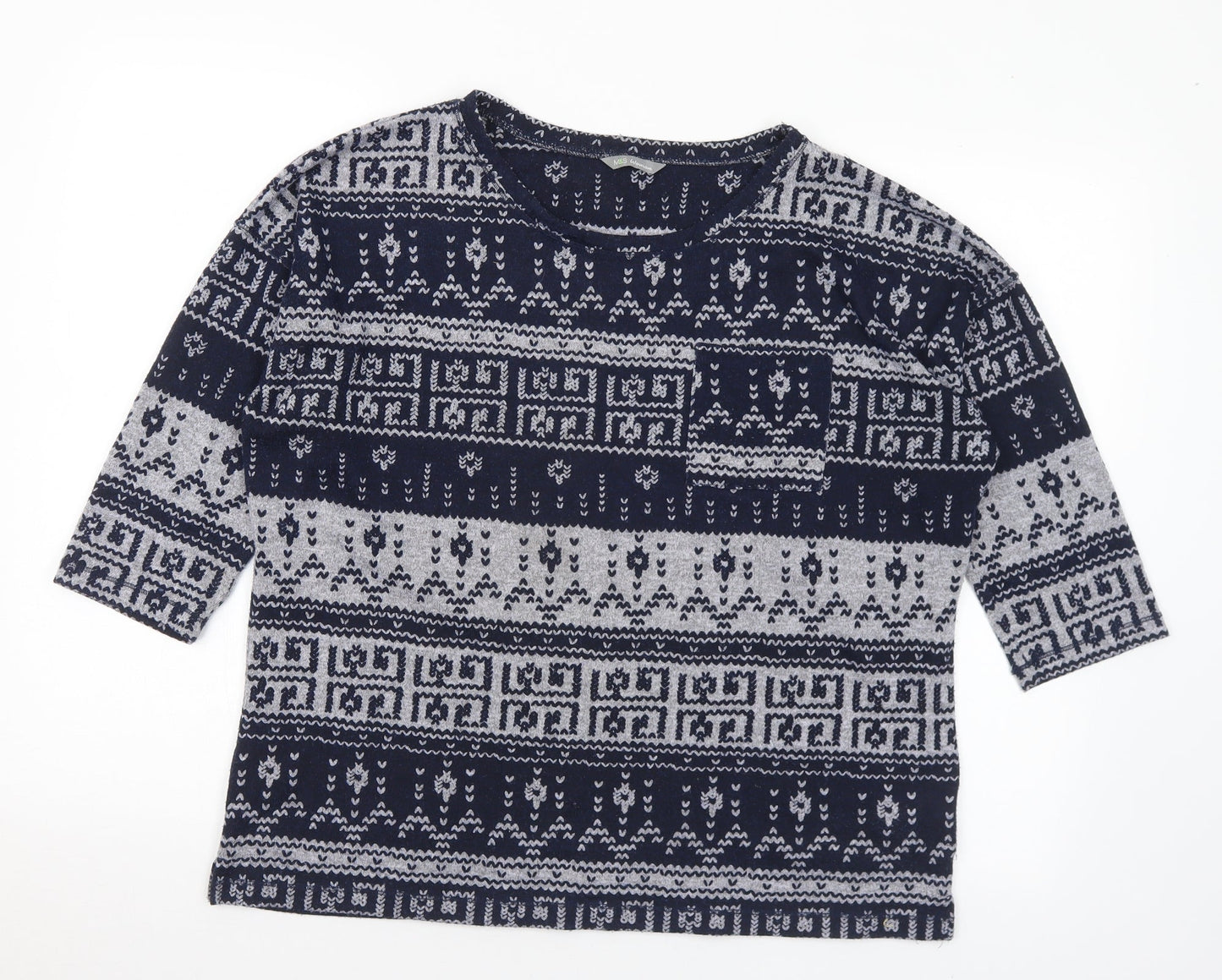 Womens UK Size 12 Marks and Spencer Black Pullover Jumper