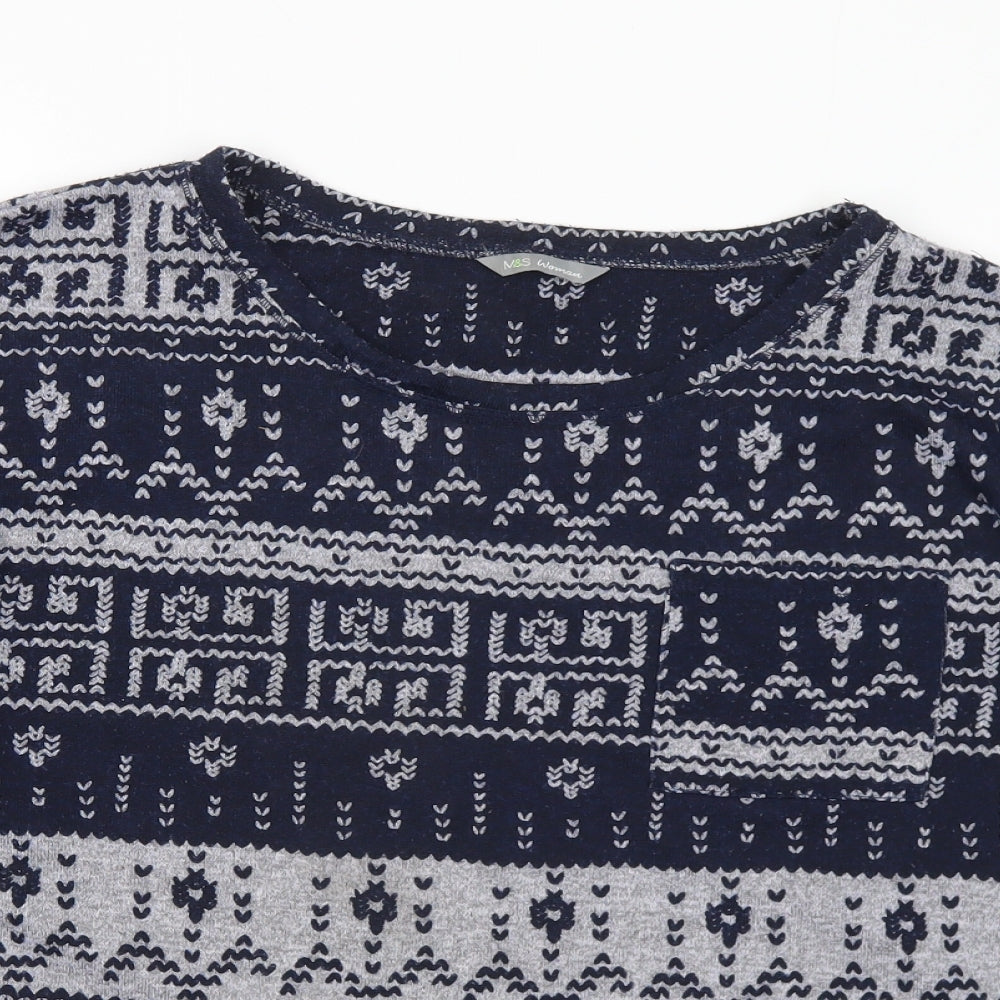 Womens UK Size 12 Marks and Spencer Black Pullover Jumper