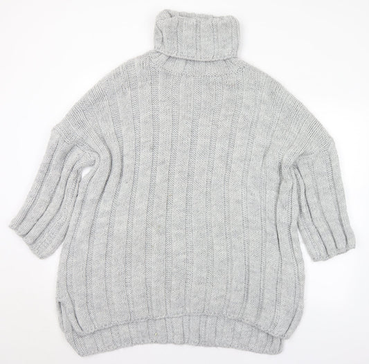 Womens UK Size XL Preworn Grey Pullover Jumper