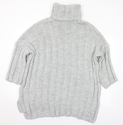Womens UK Size XL Preworn Grey Pullover Jumper