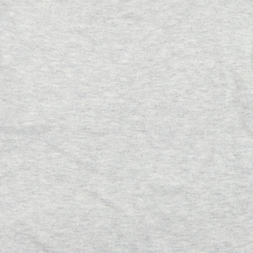 Primark Womens Grey V-Neck Acrylic Pullover Jumper Size 14 - 14-16