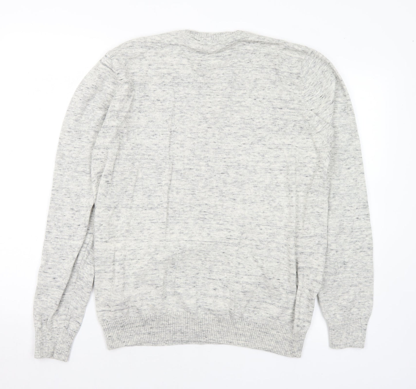 Womens UK Size L Cedar Wood State Grey Pullover Jumper