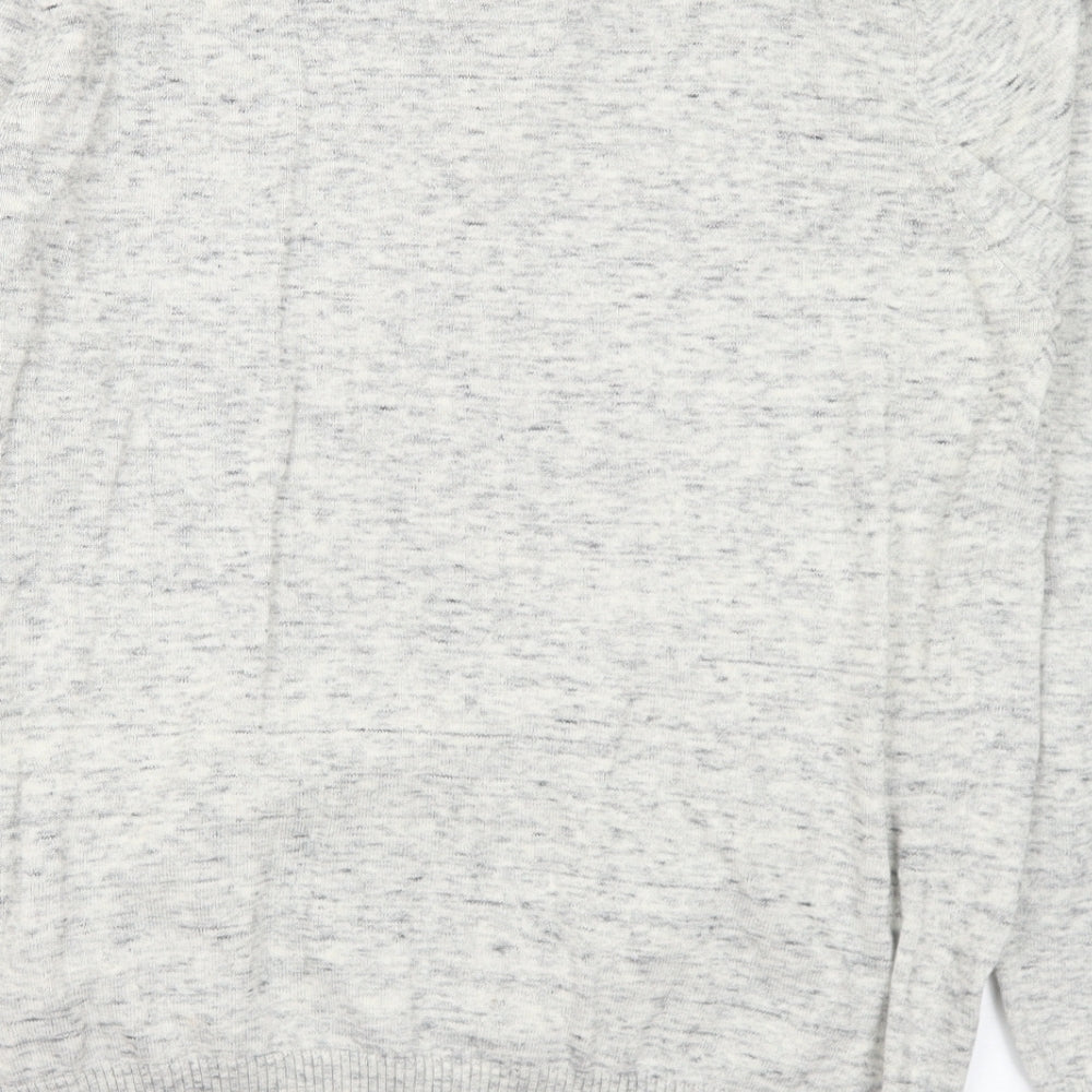 Womens UK Size L Cedar Wood State Grey Pullover Jumper