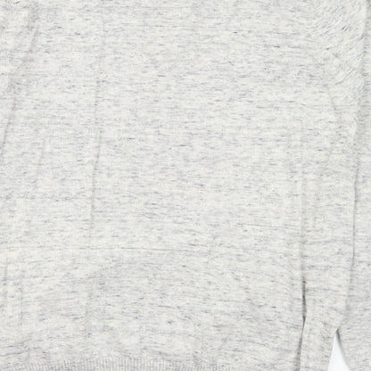 Womens UK Size L Cedar Wood State Grey Pullover Jumper
