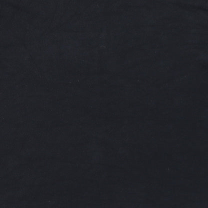 George Mens Black Round Neck Acrylic Pullover Jumper Size XL